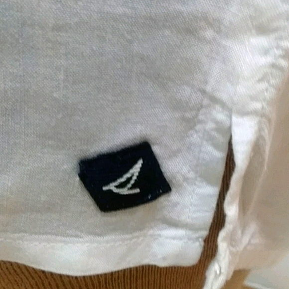 Sperry Button Up Boyfriend Shirt - Picture 3 of 5